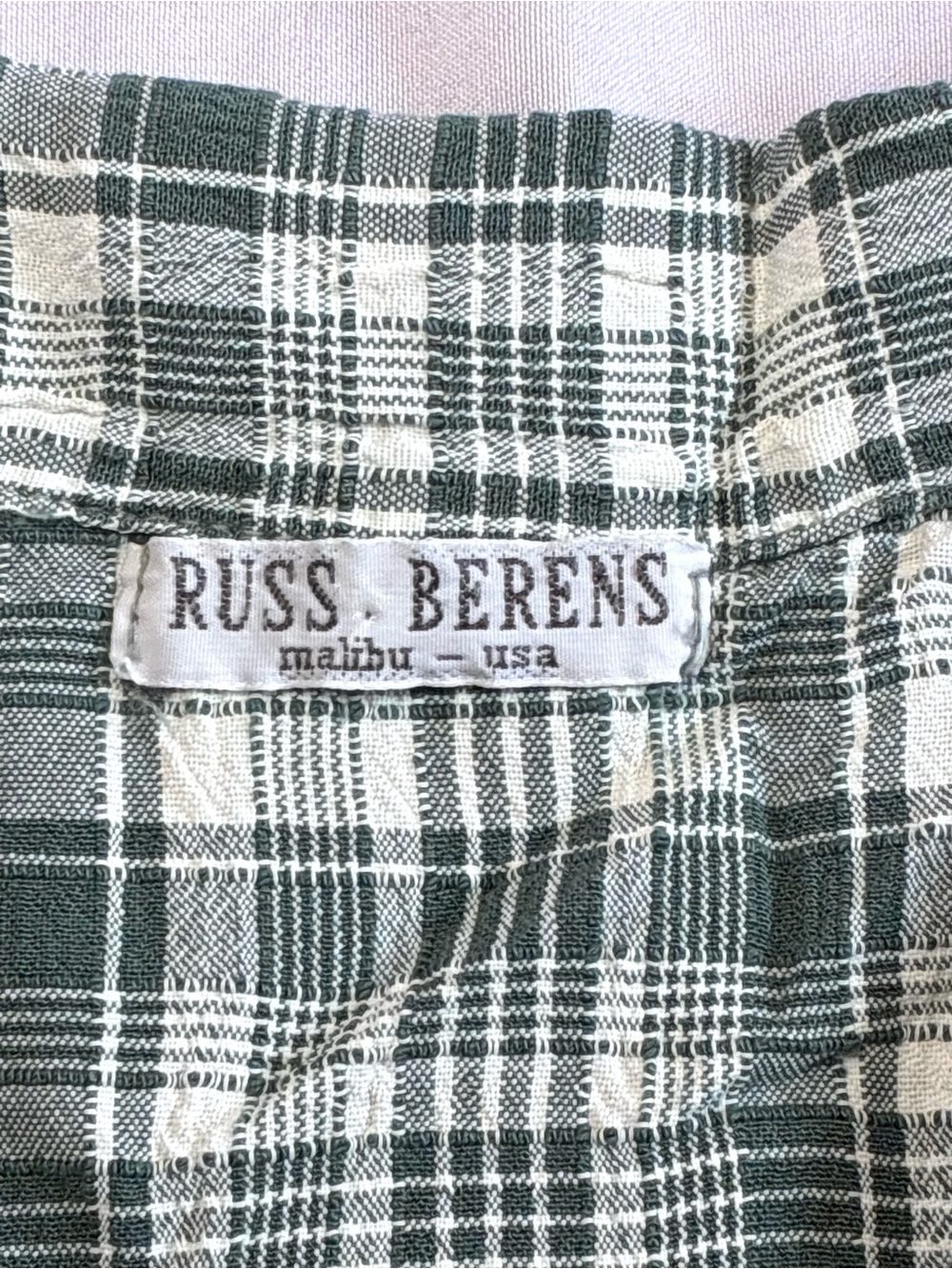Vintage Russ Beren’s Flannel Top - Picture 4 of 6